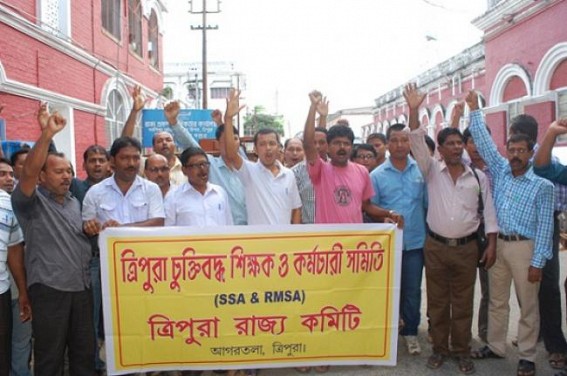 SSA, RMSA teachers demands regularization of job